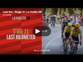 V�deo del �ltimo kil�metro de la 21� etapa de la Vuelta a Espa�a 2026