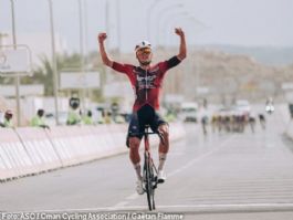 Veistroffer culmina una fuga lejana y se viste de l�der en la segunda etapa del Tour de Om�n
