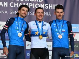 Remco Evenepoel gana el Campeonato de Europa tras un sprint ajustado con Giulio Ciccone Remco Evenepoel gana el Campeonato de Europa tras un sprint ajustado con Giulio Ciccone