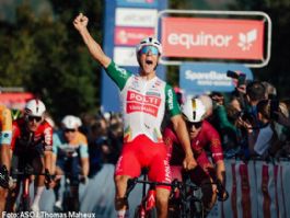 Giovanni Lonardi estrena la Arctic Race de Noruega con un triunfo al esprint en Myre