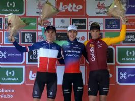 El joven Aubin Sparfel se lleva el Gran Premio de Valonia por delante de Romain Gr�goire