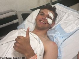 Hugo de la Calle sufre fractura dos costillas por su cada en el Veneto