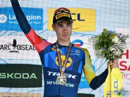 Tour Auvernia-Ródano-Alpes: Juan Ayuso: "Un podio me llena de alegría" Tour Auvernia-Ródano-Alpes: Juan Ayuso: "Un podio me llena de alegría"