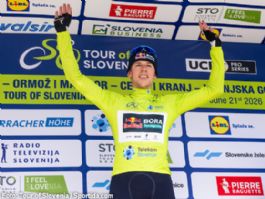 Laurence Pithie firma el doblete del Red Bull-Bora en la primera etapa del Tour de Eslovenia
