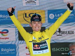 Tour Auvernia-Ródano-Alpes: Tuckwell: "Este maillot amarillo es para mi hermana, fallecida el pasado septiembre" Tour Auvernia-Ródano-Alpes: Tuckwell: "Este maillot amarillo es para mi hermana, fallecida el pasado septiembre"