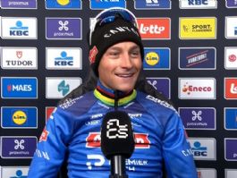 Omloop Nieuwsblad: Mathieu van der Poel: "Estoy muy contento por ganar mi primera Omloop"