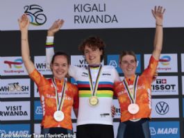Mundial de Ciclismo: Marlen Reusser logra el oro en la contrarreloj lite femenina