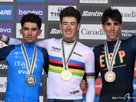 Ryan Gal logra el oro en el Mundial de contrarreloj sub-23 y Héctor Álvarez el bronce Ryan Gal logra el oro en el Mundial de contrarreloj sub-23 y Héctor Álvarez el bronce