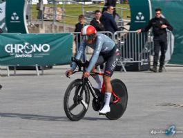 Nicolas Milesi se impone en el Crono de las Naciones sub-23 por delante de Cameron Rogers Nicolas Milesi se impone en el Crono de las Naciones sub-23 por delante de Cameron Rogers