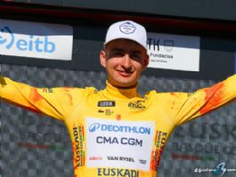 Paul Seixas se exhibe en Lekunberri, dobla triunfo y refuerza su liderato en la Itzulia Paul Seixas se exhibe en Lekunberri, dobla triunfo y refuerza su liderato en la Itzulia