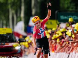 Tour de Francia Femenino: Sigrid Ytterhus Haugset gana en solitario la 3ª etapa y se viste de amarillo Tour de Francia Femenino: Sigrid Ytterhus Haugset gana en solitario la 3ª etapa y se viste de amarillo