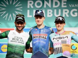Tim Merlier se impone a Fernando Gaviria en el Tour de Limburgo Tim Merlier se impone a Fernando Gaviria en el Tour de Limburgo