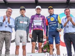 Giulio Pellizzari gana en Lagunas de Neila pero Felix Gall se lleva la Vuelta a Burgos