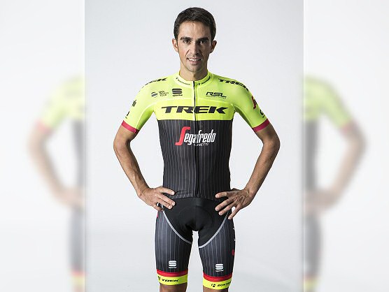 Alberto Contador el maillot de entrenamiento del