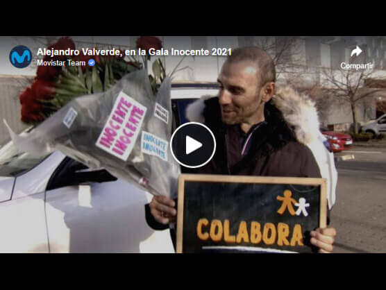 Broma a Alejandro Valverde en la Gala Inocente, Inocente 2021 [Vdeo]