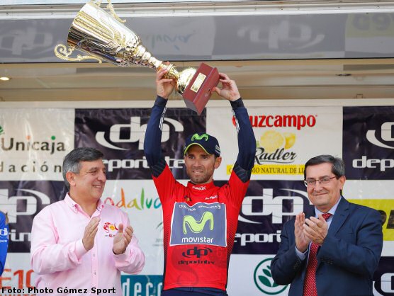 Alejandro Valverde lidera la Vuelta a Andalucía tras ganar la primera etapa Alejandro Valverde lidera la Vuelta a Andalucía tras ganar la primera etapa
