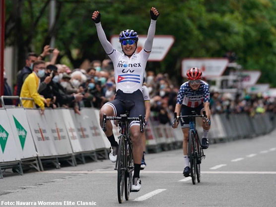 Arlenis Sierra gana la Navarra Womens Elite Classics