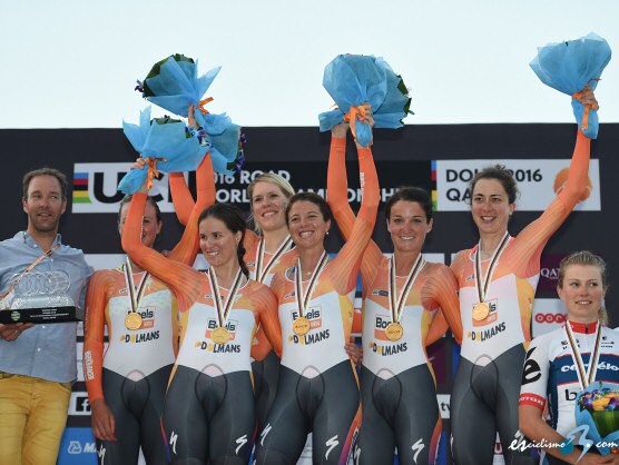 Ctos. del Mundo: El equipo femenino Boels Dolmans se impone en la contrarreloj Ctos. del Mundo: El equipo femenino Boels Dolmans se impone en la contrarreloj