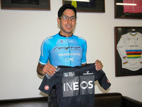 El colombiano Brandon Rivera, del GW Shimano a Ineos