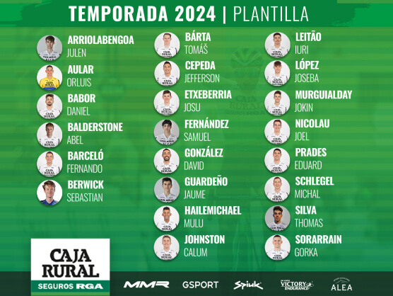 Caja Rural-Seguros RGA presenta sus ciclistas para la temporada de 2024