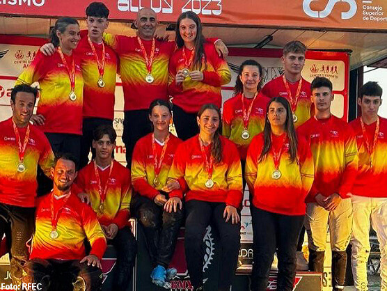 Miquel Hernndez y Adriana Domnguez, campeones de Espaa de BMX Racing en Alcoy