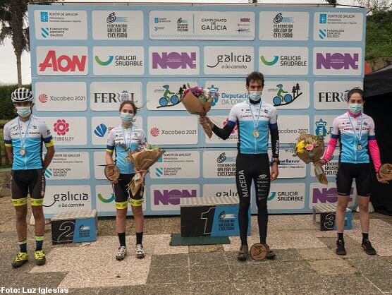 Irene Trabazo y Sal Lpez ratifican su hegemona proclamndose campeones de Galicia en Ferrol