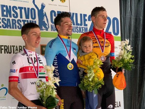 Primoz Roglic logra su primer ttulo nacional de fondo en carretera