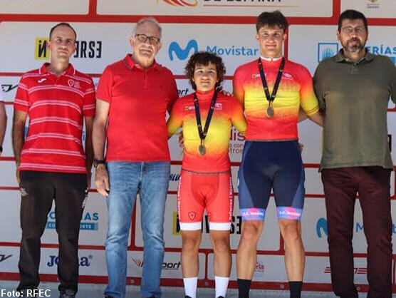 Paula Ostiz y Rubn Snchez, campeones de Espaa cadete en Valladolid