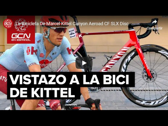 As es la bicicleta Canyon Aeroad CF SLX Disc de Marcel Kittel [Vdeo]