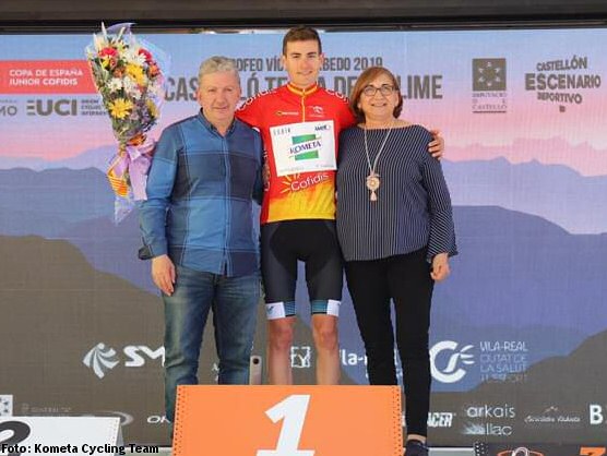 Carlos Rodrguez, primer lder de la Copa de Espaa Junior Cofidis 2019