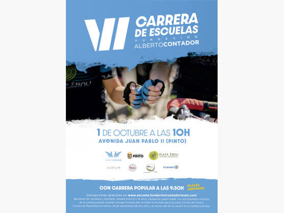 La Carrera de Escuelas de la Fundación Alberto Contador vuelve en su sexta edición el 1 de octubre La Carrera de Escuelas de la Fundación Alberto Contador vuelve en su sexta edición el 1 de octubre