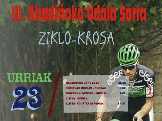 Ismael Esteban y Olatz Odriozola se imponen en el ciclocross de Abadiño Ismael Esteban y Olatz Odriozola se imponen en el ciclocross de Abadiño