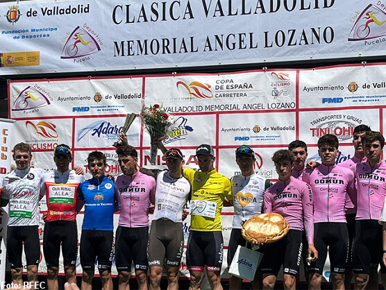 Aritz Urra se lleva en un ajustado sprint la Clsica Valladolid-Memorial ngel Lozano