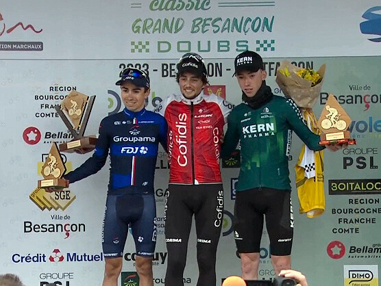 Victor Lafay se impone en la Classic Grand Besanon-Doubs, Roger Adri tercero