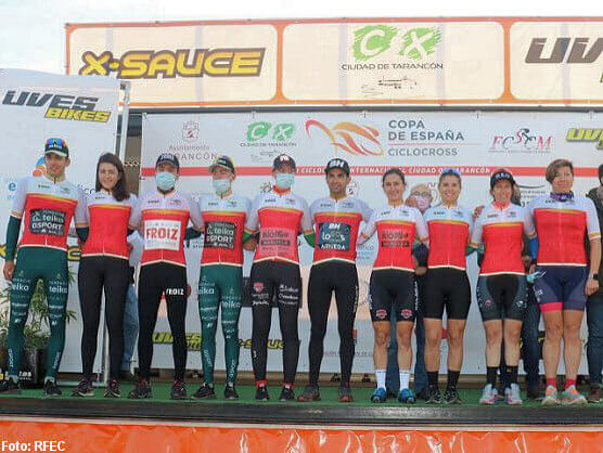 Ismael Esteban y Aida Nuo se proclaman campeones de la Copa de Espaa de ciclocross 2021