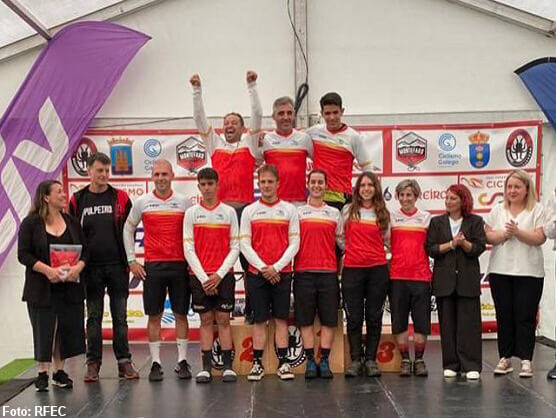 Marco Veiga y Vernica Cuello, vencedores de la Copa de Espaa de Enduro 2023