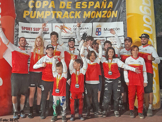 Copa de Espaa de Pump Track: Jon Pardo y Ruth Abad vencen en Monzn