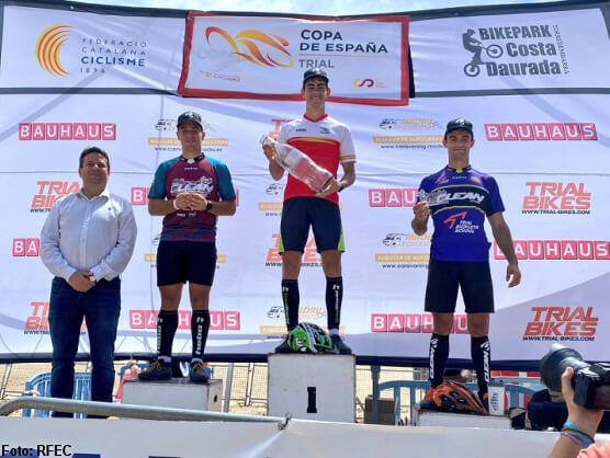 Borja Conejos y Vera Barn continan implacables en la Copa de Espaa de Trial 2023