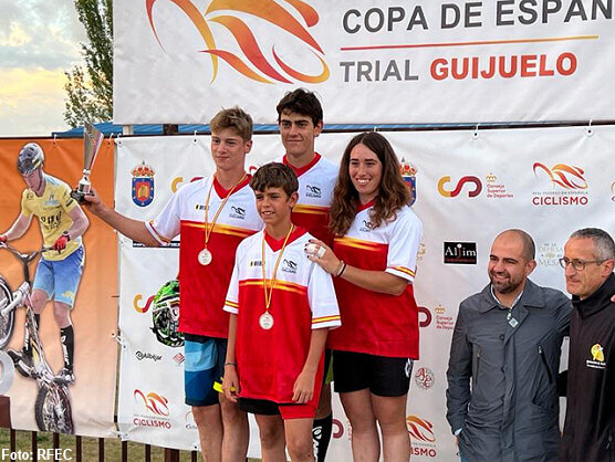 Vera Barn y Borja Conejos, ganadores de la Copa de Espaa de Trial en Guijuelo