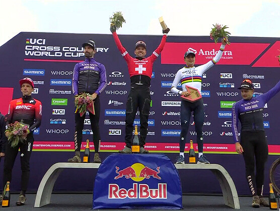 Mathias Flckiger y Mona Mitterwallner se imponen en el cross-country de la Copa del Mundo