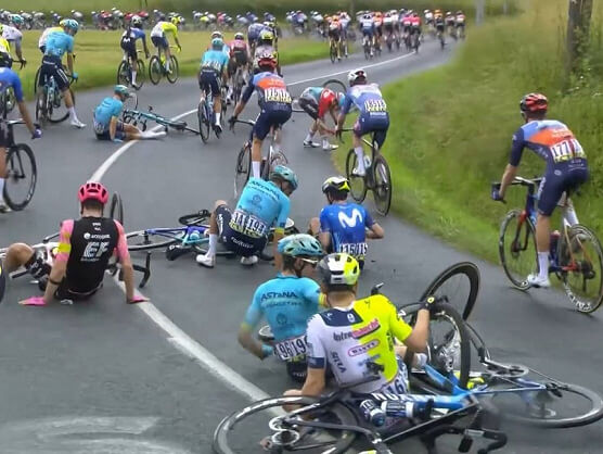 Critérium del Dauphiné: Se neutraliza la quinta etapa a causa de una caída, no habrá vencedor Critérium del Dauphiné: Se neutraliza la quinta etapa a causa de una caída, no habrá vencedor
