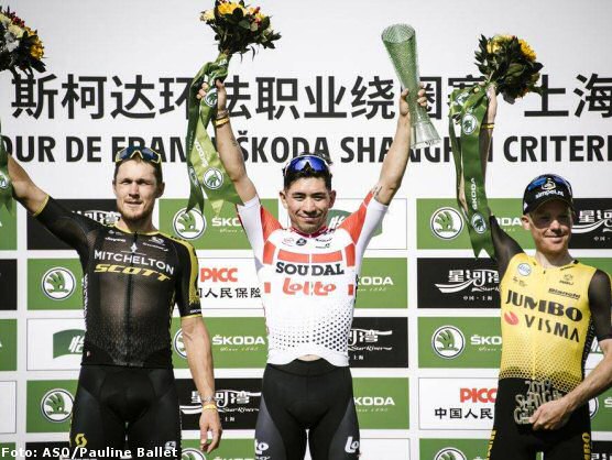 Caleb Ewan se impone en el III Criterium de Shanghai 