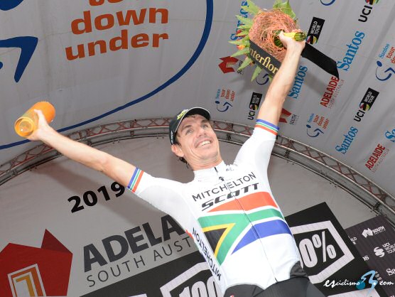 Tour Down Under: Daryl Impey hace suya la cuarta etapa, Patrick Bevin sigue lder