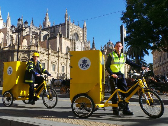 Correos prueba las bicicletas eléctricas de tres ruedas E-cargo con sistema Continental Drive Correos prueba las bicicletas eléctricas de tres ruedas E-cargo con sistema Continental Drive