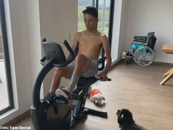 La recuperacin de Egan Bernal sigue avanzando "muy bien"