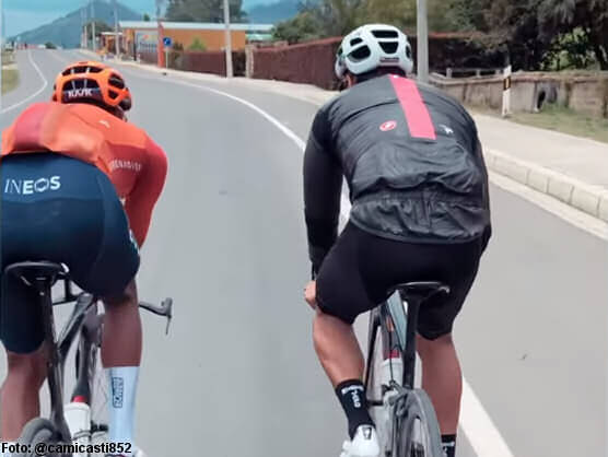 Egan Bernal regresa a la carretera dos meses despus del accidente