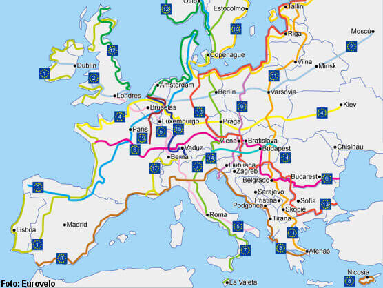 EuroVelo, la red europea de rutas ciclistas, cumple 25 aos