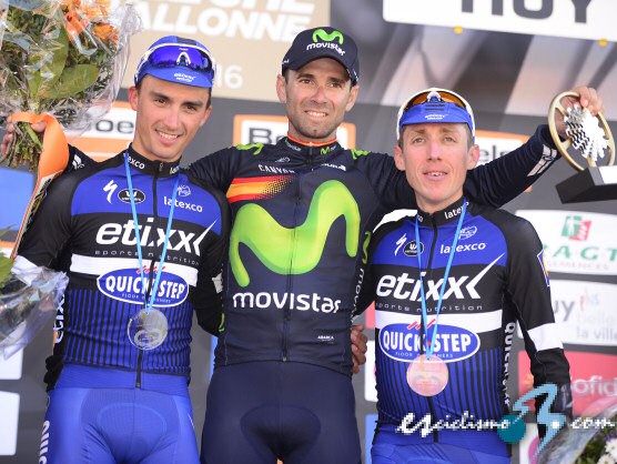 Alejandro Valverde logra su cuarto triunfo en la Flecha Valona Alejandro Valverde logra su cuarto triunfo en la Flecha Valona