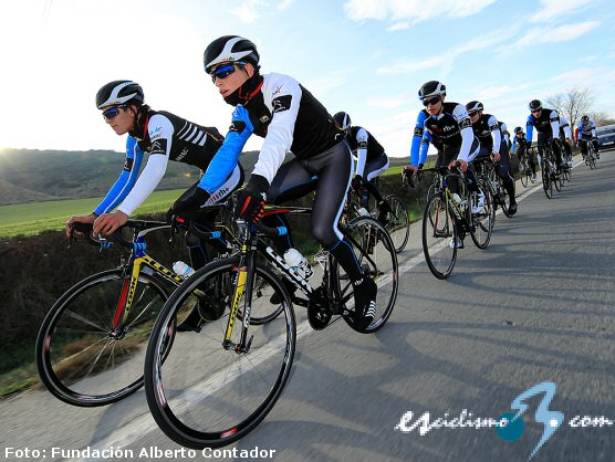 Finaliza la primera concentración de la Fundación Alberto Contador Finaliza la primera concentración de la Fundación Alberto Contador