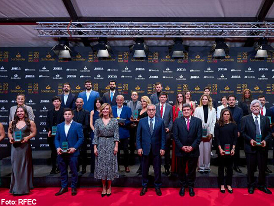Alejandro Valverde y Joan Llaneras, galardonados en la XVIII Gala del Comit Olmpico Espaol